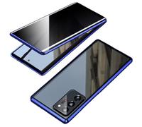 Magnetic Tempered Glass Double-Sided Phone Case for Samsung Series, 360° All-Around Protection Phone Case for Samsung Galaxy s 25 Ultra (Blue,For Samsung s23 ultra)