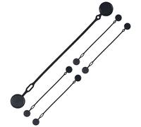 Magnetic Ties - 5pcs Silicone Cord Organizer Function Strap Holder, Data Wire Tie, Reusable Manager | Home Office Electronics Storage Neat Management Solution