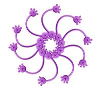 Magnetic Ties For Cords,10X Palm Shape Silicone Cable Organizers - Reusable Cable Straps For Workplace School Home, Book Markers, Fridge Magnets