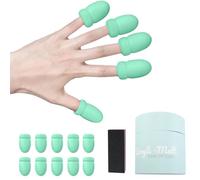 Magnetic Time Kit di ricambio per solvente in gel, regalo di Natale per donne e ragazze. Include 10 tappi per immersione e blocco lucidante. Rimuove rapidamente le unghie in gel e acrilico (verde