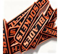 Magnetic Tool Box Labels, Durable 3D-Printed with Strong Magnet for Easy Tool Organization, Time-Saving Drawer Tags for Mechanics & DIYers - 12 Pack (Orange)