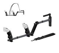 Magnetic VR Gun Stock for Quest 3/3S, Rifle Grip VR Stock Controller Accessories Compatible With MetaQuest 3, Lightweight & Quick Removable Quest3S Magnetic Gunstock Adapter (Nero)