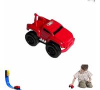 Magnetic Wall Climbing Toy Car, nertial Levitation, That Drive On Walls and Ceiling, Anti-gravitys Wall Climbings Car,Can Drive Vertically (Red)
