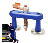 Magnetic Welding Ground Clamp, Adjustable Magnetic Welding Head, Heavy Duty Copper Tail Welder Fixture Tool for Industrial Use and Metalworking Applications