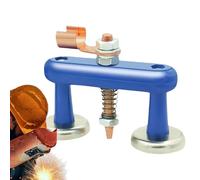 Magnetic Welding Ground Mlamp, Welding Tools, 3.94x1.42x2.87Inches, Strong Soldering Support, Secure Hold, Heavy Duty Ground for Welder, Workshop and Construction Use