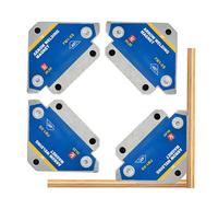 Magnetic Welding Holder Set, Triangle Magnetic Soldering Holder Kit, 3.15x2.13x0.47 Inches, Heavy-Duty Welding Tool for Assembling, Marking, Installing Pipes, Suspension