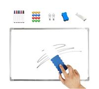 Magnetic Whiteboard - 15.75 Inch Dry Erase Writing Board | Wall-Mounted Schedule Boards with Magnetic, Portable Home Office Board for Kitchen Bedroom, Meeting Room and School Dorm