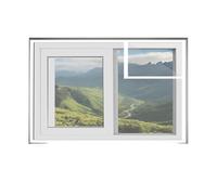 Magnetic Window Screen - Self Adhesive No Drill Mesh Fly Screen