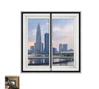 Magnetic Window Screen - Self Adhesive No Drill Mesh Fly Screen