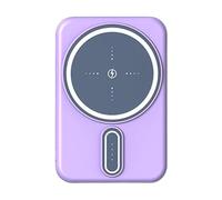 Magnetic Wireless Charger, 10000mah Battery Pack, 3.66x2.44x0.55 Inch Magnetic Design, Portable Charging Solution, Fast Charging Powers Bank for Travel