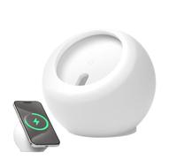 Magnetic Wireless Charger Stand, Silicone Phone Holder, Portable Dock