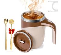 magnetica automatica per mescolare caffè, frullatore, magnetica ricaricabile - 2 cucchiai per mescolare, impermeabile per latte, cacao