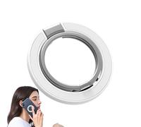 magnetica pieghevole a doppio anello - Anello magnetico per telefono, supporto pieghevole, gadget durevole in lega di zinco, resistente alle impronte digitali | per telefoni cellulari tablet Au