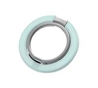 magnetica pieghevole a doppio anello - Anello magnetico per telefono, supporto pieghevole, gadget durevole in lega di zinco, resistente alle impronte digitali | per telefoni cellulari tablet Au