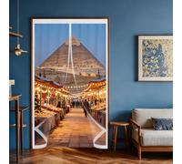 Magnetica Tenda Isolante Termico 105 x 105 cm Chiusura Automatica, Impermeabile Contro Freddo Antipolvere Tenda Magnetica Termoisolante per Porta per Cantina, Balcone, A