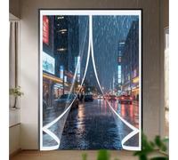 Magnetica Tenda Isolante Termico 70 x 115 cm Isolamento Acustico, Impermeabile, Antivento, Contro Freddo e Calore Tenda for Porta Magnetica per Cantina, Balcone, A