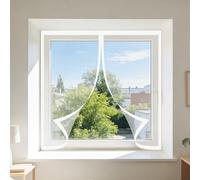 Magnetica Zanzariera 85 x 165 cm Autoadesiva Tende Resistenti Antizanzare Tenere Fuori Insetti Mosche e Zanzare per Corridoi Finestre Patio, Bianco