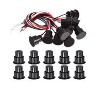 magnetici Interruttore Lamelle,10pz NO NC Cablato Contatto Interruttore,Marrone