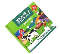 Magnetico - 18x18x1.5cm Educational Toy, Game Di Viaggi, Set Precoce Set Di Piastrelle Colorate Apprendimento Dello Sviluppo Del Cervello | Magnetico Per Bambini, Bambini Picc