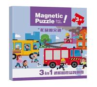 Magnetico - 18x18x1.5cm Educational Toy, Game Di Viaggi, Set Precoce Set Di Piastrelle Colorate Apprendimento Dello Sviluppo Del Cervello | Magnetico Per Bambini, Bambini Picc