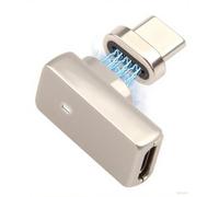 Magnetico Adattatore da USB C Maschio a USB C Femmina da 240 W, Trasferimento dati a 40 Gbps di 90° Video 4K Ricarica Rapida per Phone 15 MacBook Pro Mac Air Samsung Galaxy Book Dell XPS Lenovo