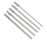 Magnetico Attacco Esagonale PH1 PH2 Cacciavite a Croce Bit 150mm Lungo Set Di 5