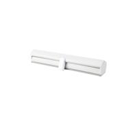 Magnetico Cling Wrap Dispenser Shrink scatola di taglio Forniture da cucina Gadget, per pellicola trasparente, Foil & Carta da forno (grigio e bianco) (white)