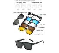 Magnetico Clip Occhiali da Sole Ottico Miopia Tonalità Telaio W/ Lenti Moda