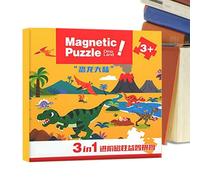 magnetico - Gioco di Costruzione di Forme creative, attività di Viaggio Set di Piastrelle magnetiche forti abilità cognitive Gioco Fantasy | magnetico per Les,