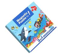Magnetico,Libro Puzzle Giocattoli Bambino Attività Educative - Giochi di Viaggio Magnetici Ragazzi Ragazze 2-6 Anni - Per Bambini Da 2 A 6 Anni