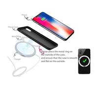 Magnetico Telefono Anello Targa Auto Supporto Wireless Charger Slim Adesivo 55mm