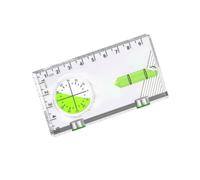 Magnetico trasparente per livella a bolla d'aria con misurazione angolare | La grande bolla stabilizzata offre letture accurate entro 1 mm, ideale per lavori di falegnameria e ristrutturazione.