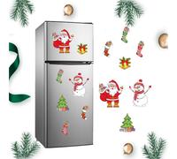 Magnetics Christmas Tree for Refrigerator Decorations, Christmas Theme Magnetic Stickers, Festival Refrigerator Magnets Easy to Use and Remove for Any Magnetic Surface (A)