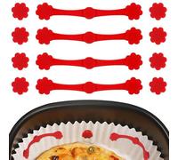 Magnetini Per Friggitrice Ad Aria Per Carta Forno | 12 Pezzi Rivestimento Resistente al Calore con Magnete,Con Fibbia Di Fissaggio Per Cucina Casa Ufficio Festa