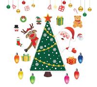 Magnetini Per Frigo Natalizi,Babbo Natale Albero Alce - Magnet Per Frigorifero Decorazione Natalizia - Per Lavagna Cucina Armadio Classe Armadietto Ufficio Appartamento Casa