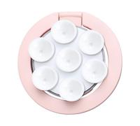 Magnetischer Handyhalter - Aluminiumlegierung Schreibtisch Ständer | 360 Grad Rotation Halterung, Zweiseitig Stabil für Büro Zuhause Fitnessstudio Reise, Tragbares Metall Zubehör für Smartphone