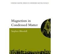 Magnetism in Condensed Matter