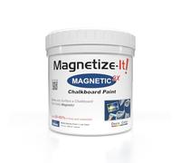 Magnetize-It! Deco Color - Vernice magnetica da parete/lavagna (a base acqua), blu, 1 l, 1000 ml, extra aderenza, a risparmio energetico e sostenibile, vernice multiuso per interni