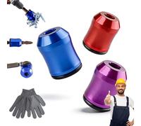 Magnetizer & Demagnetizer Tool Set, 2026 New Drill Magnetic Bit Holder, Strong Magnetic Screw Ring for 1/4" Hex Bits, Universal Magnetizers for Drills & Screwdrivers, Fast Magnetizing (F-1)