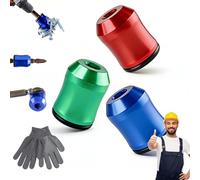 Magnetizer & Demagnetizer Tool Set, 2026 New Drill Magnetic Bit Holder, Strong Magnetic Screw Ring for 1/4" Hex Bits, Universal Magnetizers for Drills & Screwdrivers, Fast Magnetizing (C-1)