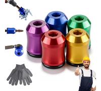 Magnetizer & Demagnetizer Tool Set, 2026 New Drill Magnetic Bit Holder, Strong Magnetic Screw Ring for 1/4" Hex Bits, Universal Magnetizers for Drills & Screwdrivers, Fast Magnetizing (G-1)