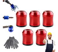 Magnetizer & Demagnetizer Tool Set, 2026 New Drill Magnetic Bit Holder, Strong Magnetic Screw Ring for 1/4" Hex Bits, Universal Magnetizers for Drills & Screwdrivers, Fast Magnetizing (M-1)