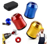 Magnetizer & Demagnetizer Tool Set, 3pcs Screwdriver Head Magnetic Ring, Magnetizer Demagnetizer Tool, 1/4 Inch Universal Screwdriver Head Magnetic Ring Screw Holder for Drill & Screwdrivers (E-1)