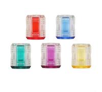 Magnetizzatore per cacciavite, 5 pezzi, supporto magnetico ad anello per strumenti di riparazione di precisione, punte in terre rare forti, giallo, rosso, verde, blu, viola