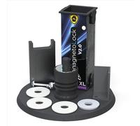 Magnetolock V2.0 (Bianco).Blocco di sicurezza per finestre e porte scorrevoli.Con finestra chiusa e aperta.Sicurezza per bambini,neonati e animali domestici.