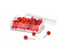 Magnetoplan 111165006 - Spilli in acciaio inox temprato, rosso