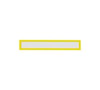 Magnetoplan 1131702 magnetofix cornice magnetica topsign, 5 pezzi, 232 X 52 mm, Giallo