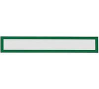 Magnetoplan 1131805 magnetofix cornice magnetica topsign, 5 pezzi, 319 X 52 mm, Verde