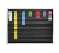 Magnetoplan 1245001 - Lavagna con 48 pannelli, colore: Antracite