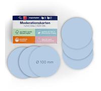 magnetoplan Biglietti di Comunicazione, Forma a Cerchi, ø 10 cm, PG=500ST, Blu